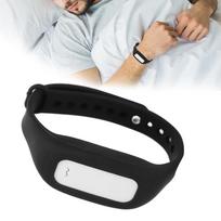 USB Charging NaIntelligent Anti Snoring Wristband Bracelet   Anti Snoring Device(Black ) blue