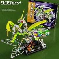 Mechaninis Mantis Statybiniai Blokeliai „Pasidaryk pats“ Gyvūno Modelio Plytelės Kūrybinga Stalo Dekoracija Surinkimas Vaikų Kalėdų Gimtadienio Dovana 999pcs