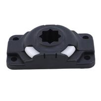 Inflatable Kayak Rod Holder Mount Base Boat Canoe Slide Rail Nylon Kayak Accessories Without Screws juoda