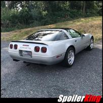 Anties Snapelio Bagazines Spoileris Chevrolet Corvette C4 19841996 Sedanas Kupė Kabrioletas Galinis Stogo Sparnas Juodos Spalvos Aerodinaminis United States
