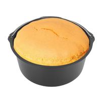 8-inch Air Fryer Baking Cake Barrel Food Grade Stainless Steel Kitchen Cooking Gadget Square Cake Bucket For Pizza Bread CN