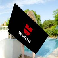 Rug Wurths Microfiber Printed Beach Towel Mountain Climbing Yoga Beach Swimming Running Absorbent Soft Towel Cotton 30x30cm