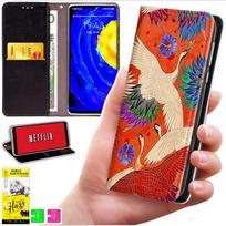 Etui Typu Portfel Do Xiaomi 15T - Pokrowiec Bluemoon Nadruk + Szkło 9H