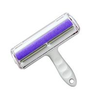 Pet Hair & Lint Remover Roller - Washable Dog & Cat Hair Brush Standard Handle OPP Packaging violetinė