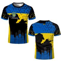 Nauja Ukrainos nacionalinės vėliavos grafikos marškinėlių vasaros lauko sportui kvėpuojanti t-shirt vyrams ir moterims atsitiktiniai gatvės drabužiai S