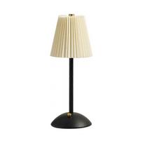 (Black) Touch Table Lamps Pleated Dimmable Bedside Lamp USB Rechargeable Table Lamp Pink Metal Side Lamp for Living Room Lounge Bedrooms juoda
