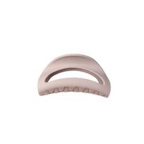 Safe Silicone Shark Clip Creative Semilune Shaped Hair Claw Fashion Solid Color Shark Clip  Daily