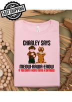 Charlie says If You Carry A Knife You're A Shi*house 70s Nostalgia T-Shirts S