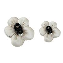 2pcs Pearl Scrunchies Shark Clip Exquisite Exaggerated Crab Clip Sponge Puff Flower Hair Claw  Party