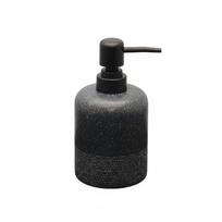 Resin Soap Pump Bottle Refillable Stone-Textured Finish Hand Soap Bottle Lotion Dispenser with Pump Versatile for Powder Room