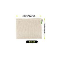 fruit mesh bag with drawstring organic cotton mesh bag Reusable Biodegradable eco-friendly fruit mesh bag Kitchen supplies