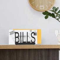 Mail Organizer For Desk Metal File Storage Rack Bill Organizer For Desk For Bill Letter Paper Envelope Bookshelf Classroom Home CN