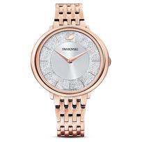 Swarovski 5544590 Crystalline Chic Moteriškas laikrodis 33 mm ryškiai rožinė