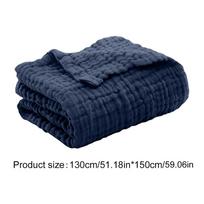 Baby Receive Blanket for Newborn 100% Cotton Muslin Swaddle Blanket Bedding Infant Bath Towel Baby Items Mother Throw Blanket
