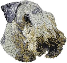 Terier Czeski, Cesky Terrier - Naszywka W Kształcie Psa, Haftowana Łatka, Unikatowa Ozdoba Do Plecaka Marki Art-Dog