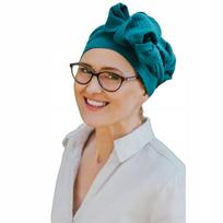 Turban Lara, Chusta Na Głowę, Muślin Morski B-005 Również Po Chemioterapii