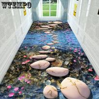 Europa koridoriaus kilimai Viešbučio ilgo praėjimo kilimas dekoratyvinis įėjimo / prieškambario neslystantis laiptų kilimas 80cm*100cm