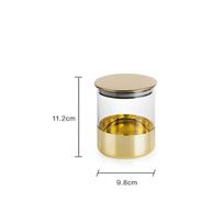 Kitchen High Borosilicate Airtight Jar Moisture-proof Glass Food Jar Storage Tank Grain Dispenser Kitchen Storage Supplies beige