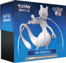 GO Elite Trenerio Dėžutė Mewtwo Folijuota Promo Kortelė Premium Pokémon TCG Pokémon (10 stiprintuvų ir priedų)