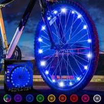 Activ Life Dviračio stipinų šviesa Smagus aksesuaras ratų šviesa paplūdimio kalnų BMX plento atlošiamojo commuter tandeminio sulankstomo ir (1 padanga, Mėlyna) - dviračių sportas, mėlyna