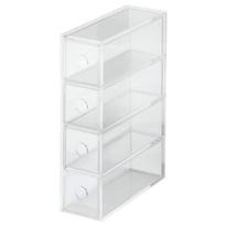 MUJI Acrylic Glasses and Accessory W x D x 25cm 61174280 Case, Approx. 6.7cm 17.5cm H,