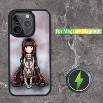 S-Santoro G-Gorjuss telefono dėklas, skirtas iPhone 16,15,14,13,12,11,Pro,Max,Plus,Mini,SE, su Magsafe magnetiniu belaidžiu įkrovimu iPhone16e