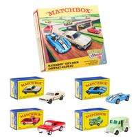 Matchbox Mattel 80-ojo jubiliejaus transporto priemonės miniatiūra 4+ amžiaus JHB37 4 vnt. žaislai, automobiliai, automobiliai, 3+, daug pakuočių