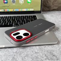 For OPPO Find X9 Pro Find X9S Case Simple Matte Stripes PU Leather Silicone Phone Cover New Model Metal Camera Shell Shockproof OPPO Find X9 pilka spalva