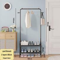 Mobile Floor-standing Coat & Hat Rack with Wheels – Multi-purpose Drying & Storage for Living Room