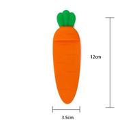 1 Pc Cartoon Carrot Bookmark Lovely Plastics Thin Book Mark Creative Student's Gift Office Stationery School Supplies