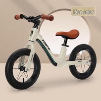 Magnesium Alloy Kids' Balance Bike No Pedals, 12-15 Inch for Ages 2-7 12 Inch smėlis