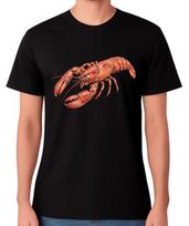 Lobster T-Shirt Realistic Seafood Ocean Animal Graphic Unisex Tee M