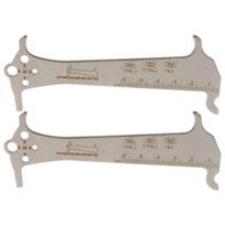 2PCS 13*5cm Bike Chain Ruler 3 in 1 Chain Measuring Ruler  Cycling Equipment 2PCS-13*5CM