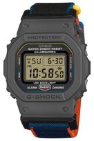CASIO G-SHOCK DW-5600MNC-8A2JF Kvadratinis Skaitmeninis Vyriškas Laikrodis Tamsiai Pilkas Atsparus Smūgiams