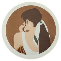 Animacinis filmas Apvalus kilimas Miegamasis Paauglys Brolis Rudas Antklodė prie lovos Kompiuterio kėdė Tualetinis Stalas Grindų Kilimėlis Namai Tinginė Arbata Keli Kilimėliai 60*60cm