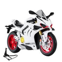 1/12 Ducati Panigale V4S lydinio lenktyninio visureigio motociklo modelio simuliacinis žaislas Street Motorcycle modelių kolekcija Vaikų dovana