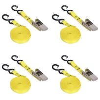 5 Meters Ratchet Straps 800kg Safe Pull Strength Cargo Tie Down Bundle Tension Belt for Ship Transportation Fixing