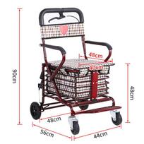 Elderly Walker with Seat and Handbrake