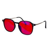 Blue Light Blocking Glasses Orange Lenses for Better Sleep Improve Insomnia Square Tr90 Glasses Women Big Size 140mm
