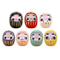 Waraku Fuuka Laimingas Daruma Feng Laiminga Apsauga nuo Balto 7 Spalvų Rinkinys, Shui, Žavesys, Blogis, Raudona, Geltona, Rožinė, Žalia, Juoda, Violetinė, (7 spalvų rinkinys) įvairiaspalvis