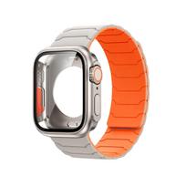 Dėklas+Dirželis Apple Watch Juostai 45mm 44 41 42 40mm Silikoninė Apyrankė Iwatch Series 3 4 5 6 Se 7 8 9 10 Pakeisti į Ultra Dėklą 40mm