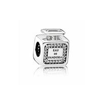Pandora kvepalų buteliuko pakabukas Sidabrinis pakabukas Porai Unisex pakabukas 791889CZ F,Silver