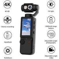 4K Handheld Sports Pocket Camera Display 180° Rotatable WiFi Wireless Video Recorder Built-in Fill Light Motion Camera 2000mAh juoda