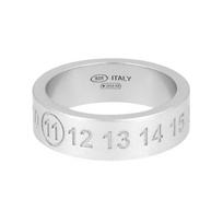 Maison Margiela Silver Ring 6.5mm Engraving numbeRing Logo   Sm1uq0120 P8863 101 SM1UQ0120 P8863 101 (5)