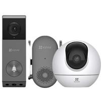 EZVIZ EP3X Durų skambutis ir C6c-5MP PTZ kameros rinkinys (CN versija)