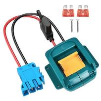 Power Wheel Adapter for 18V Battery with Wire Harness Connector & Fuse for Peg-Perego 12 Volt Power