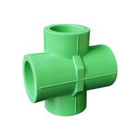 PPR Overpass Four-Way Pipe Fitting