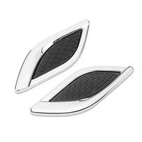 Fake Air Outlet Car Leaf Board Decoration Shark Gill Sticker 3D Car Sticker Modified Accessories