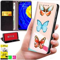 Etui Typu Portfel Do Xiaomi 15T - Pokrowiec Bluemoon Nadruk + Szkło 9H