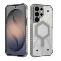 Transparent Heavy Duty Armor Magnet Case For For Samsung Galaxy S26 Plus S25 S24 S23 S22 Ultra FE For  Wireless Charge Cover Galaxy S26